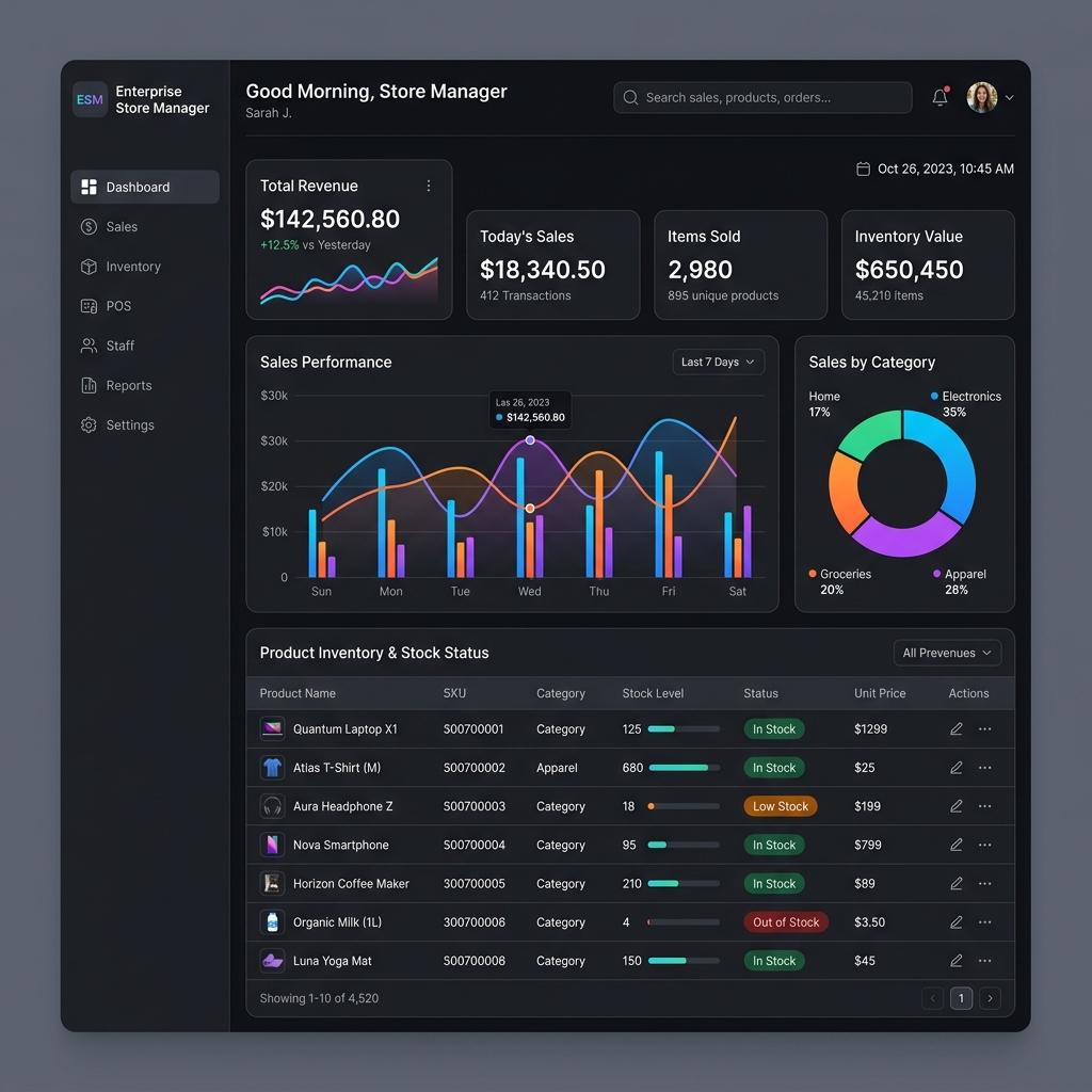 Stax Store Management System